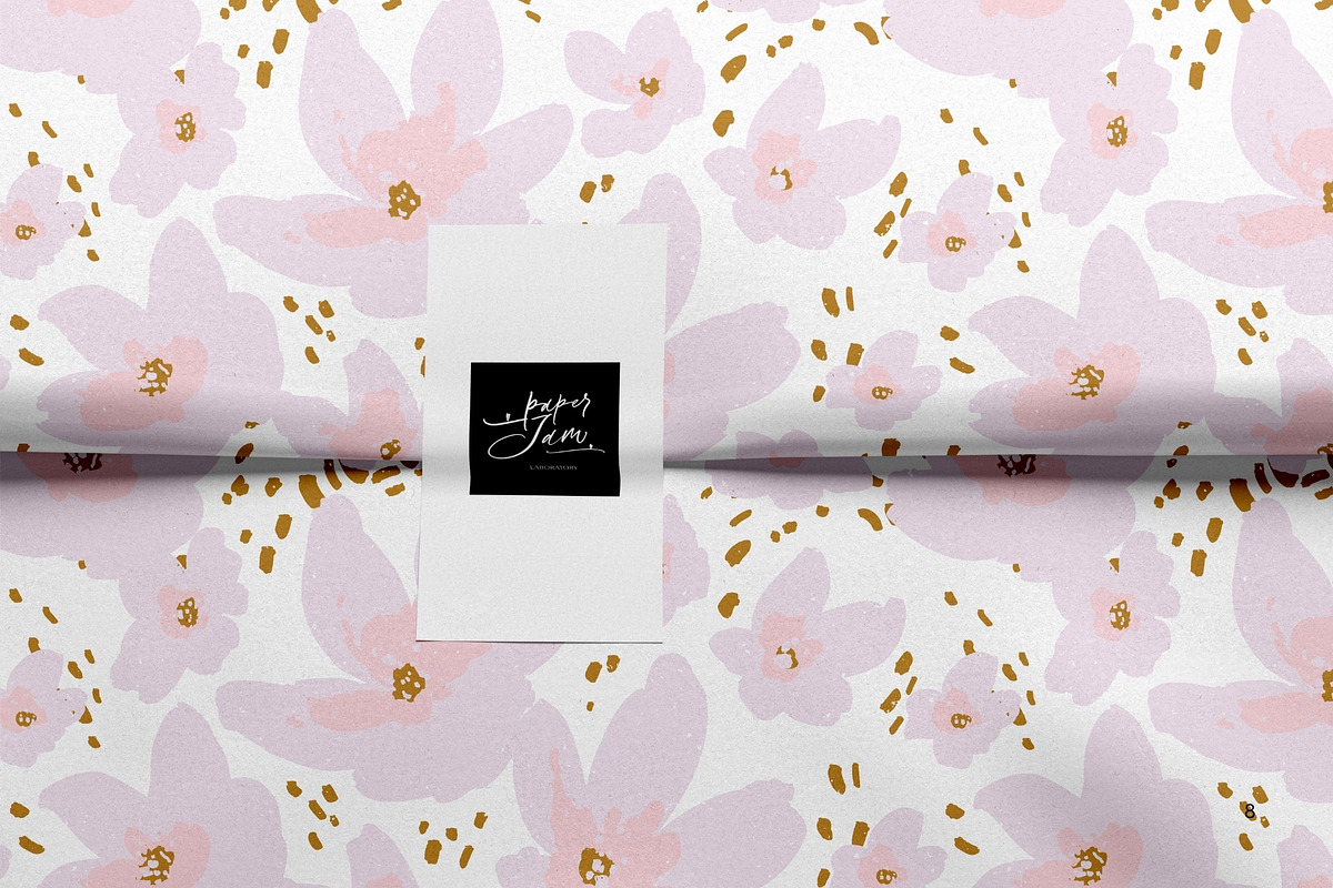 Soft Blossom Floral Patterns, a Pattern Graphic by PaperJamLab (Photo 8 of 13)