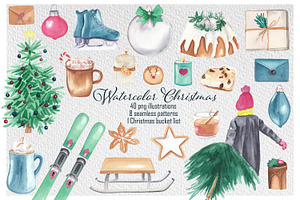 Watercolor Christmas