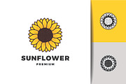Sunflower Logo Floral Nature Icon, a Branding & Logo Template by mesuka (Thumbnail 2 of 2)