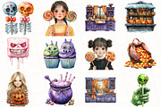 Halloween Trick or Treat Clipart, an Illustration by OK Design (Thumbnail 3 of 5)