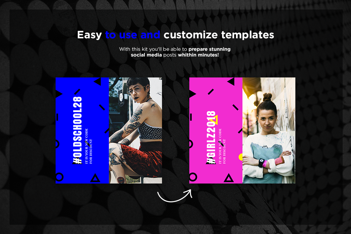 Street Wear - Social swag media pack, a Social Media Template by MVP Factory (Photo 4 of 4)