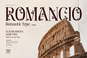 Romancio - Romantic Type, a Serif Font by ikiiko