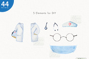 Nurse and Doctor Bear Medical, a Healthcare Illustration by TitaLivingArt (Thumbnail 4 of 9)