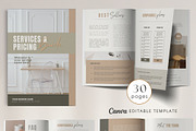 Services & Pricing Guide Template, a Brochure Template by design4social (Thumbnail 5 of 10)