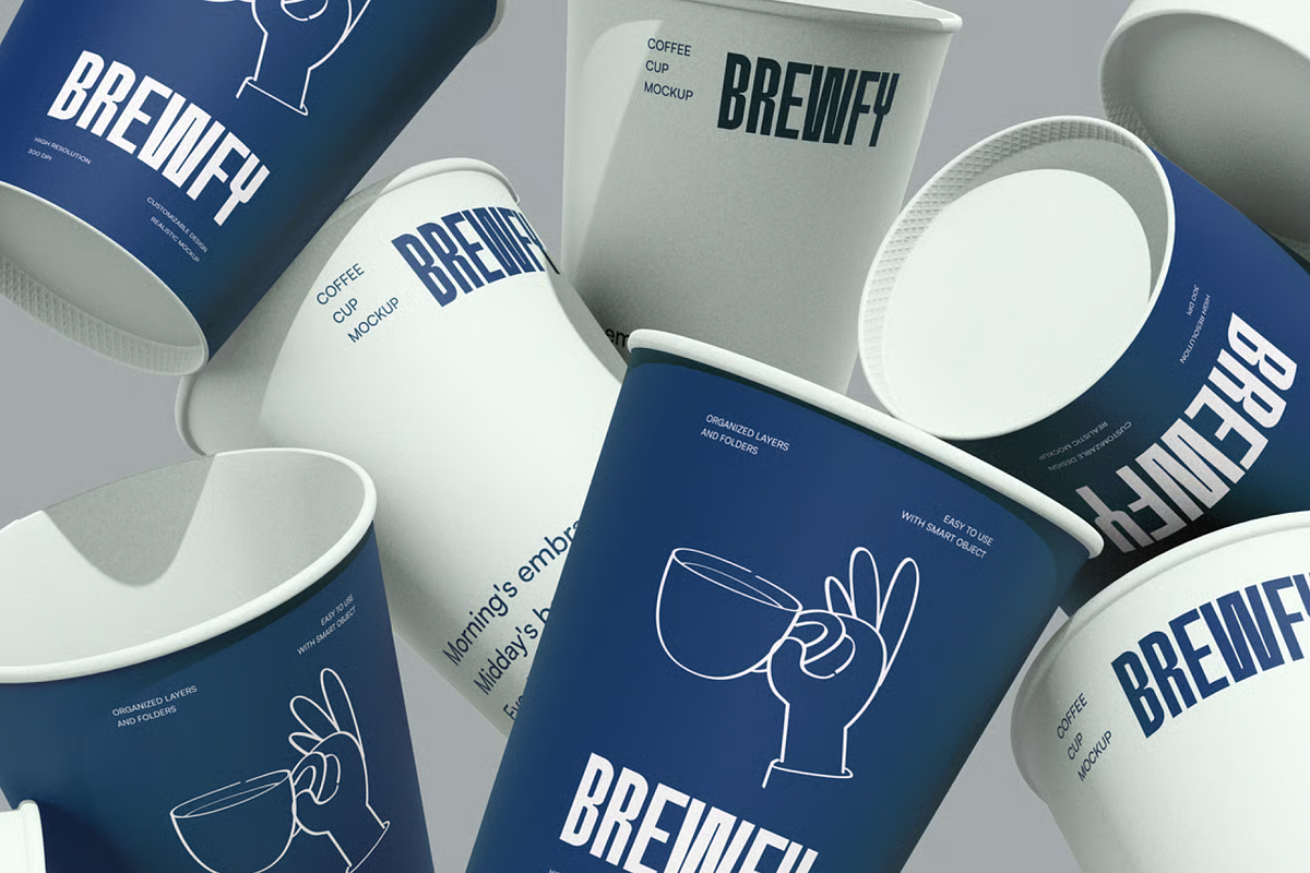 Paper Coffee Cup Mockup, a Cups & Container Mockup by graphicsauce (Photo 4 of 4)
