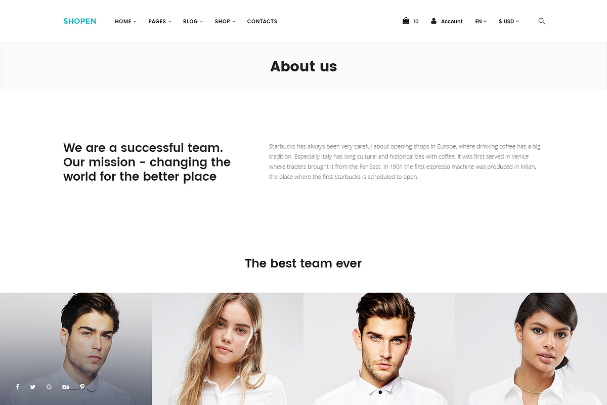 Shopen — Multipurpose PSD Template, a Templates & Theme by ScienteCraft (Photo 40 of 50)