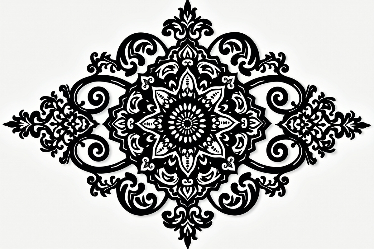 Circular Geometric Laser Cutting, an Object Graphic by BIPLOB EXPERT (Photo 10 of 16)