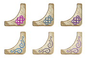 Celtic Gold Book Corner Clipart, an Object Graphic by 3PointsCreative (Thumbnail 5 of 6)