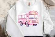 Watercolor Back to School Clipart, an Illustration by DreamCafeArt (Thumbnail 4 of 5)