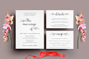 Wedding Invitation Set - IV, an Invitation Template by TemplateCrafts (Thumbnail 1 of 4)
