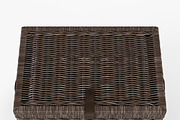 Wicker Storage Trunk 05 Walnut Brown, an Object 3D Model by Markelos (Thumbnail 4 of 10)