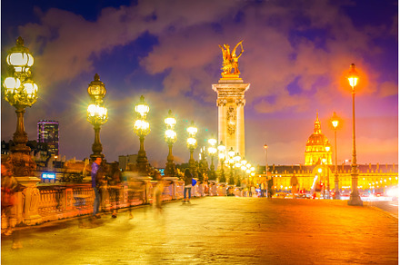 Alexandre III Bridge, Paris, France, an Architecture Photo by Neirfy