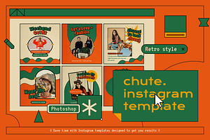 Chute Post & Story Template