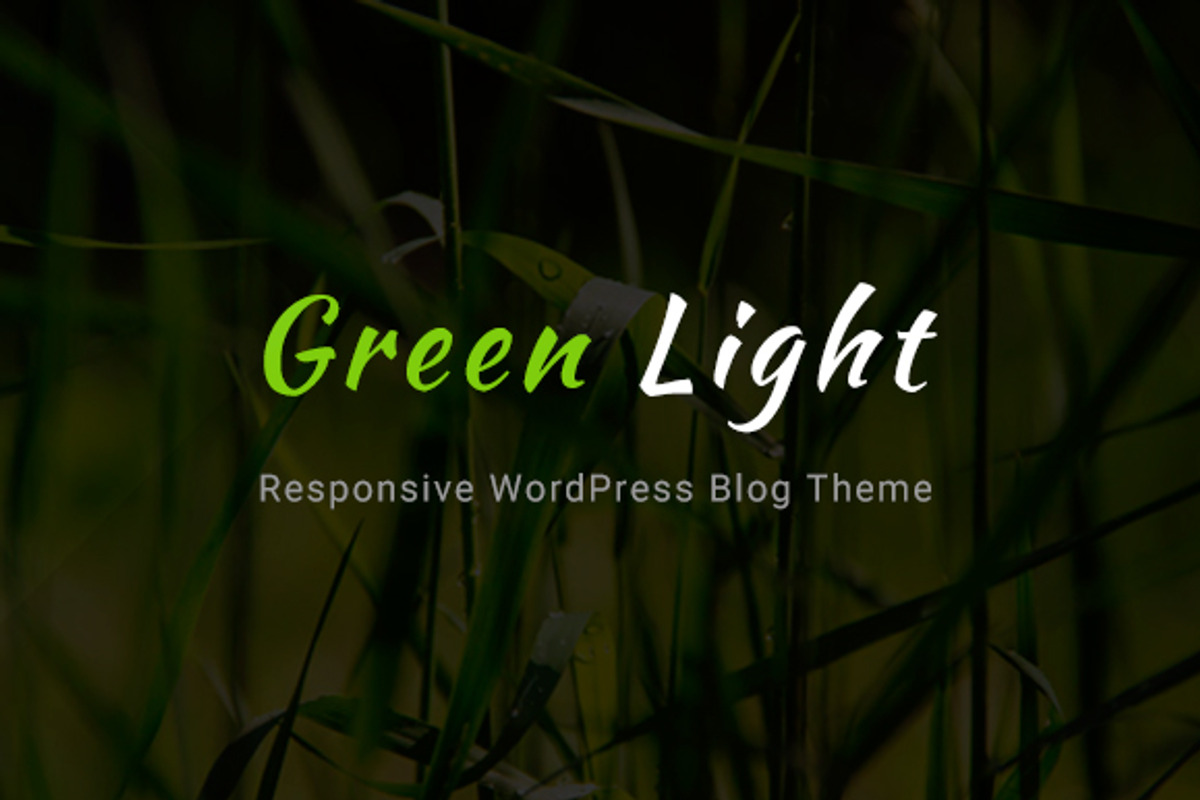 GreenLight - A WordPress Blog Theme, a WordPress Template by next-item