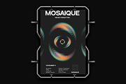 Techno/house party flyer template, a Flyer Template by MAcherry design studio (Thumbnail 2 of 2)