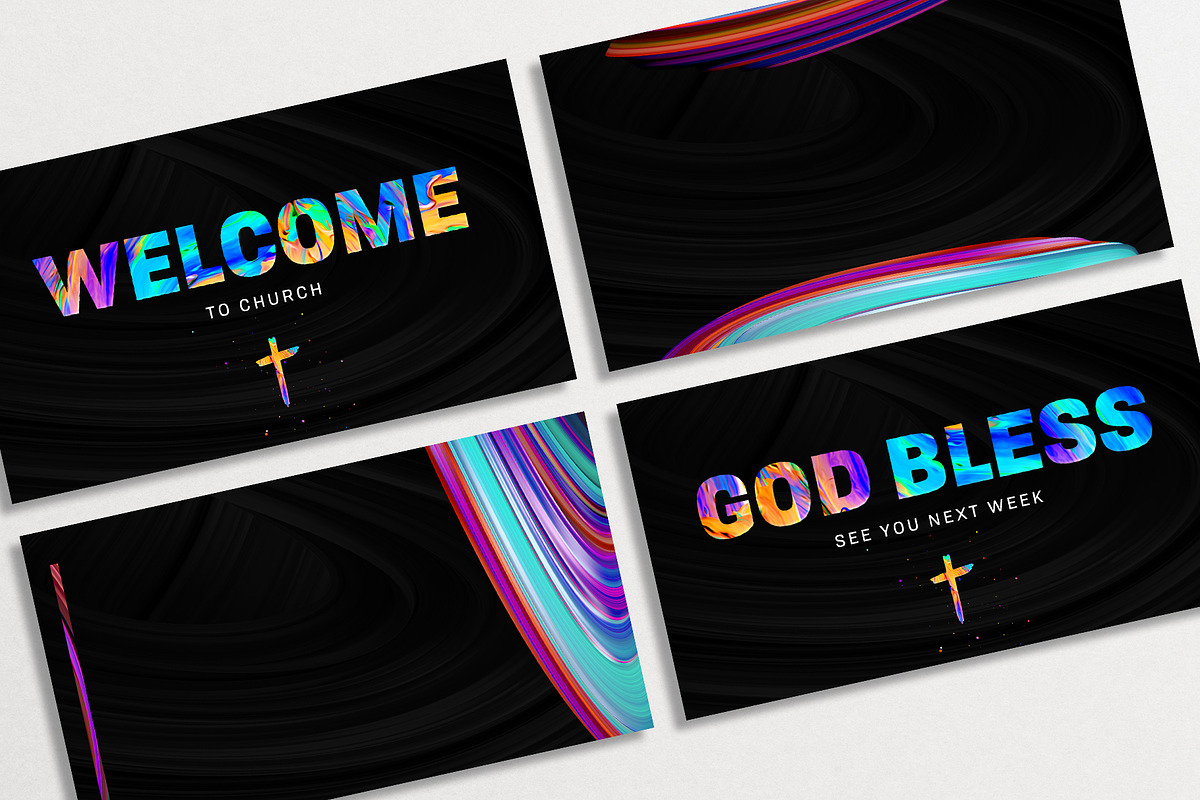 Church service slides abstract cross, a Templates & Theme by Sync Design Soultions (Photo 2 of 3)