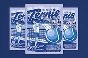 Tennis Tournament Retro Style Flyer, a Flyer Template by Muhamad Iqbal hidayat (Thumbnail 1 of 4)