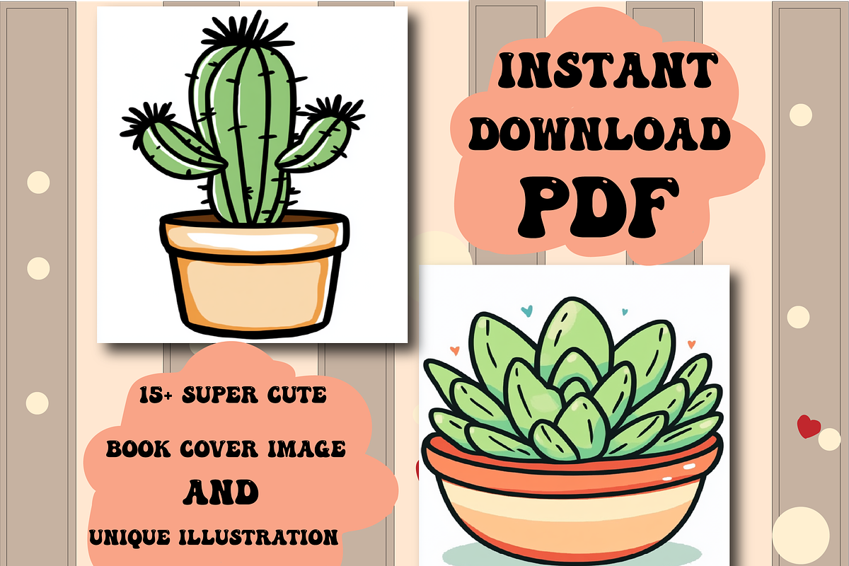 Flower Plants Bold & Easy Coloring, an Animal Illustration by Design Home (Photo 2 of 4)