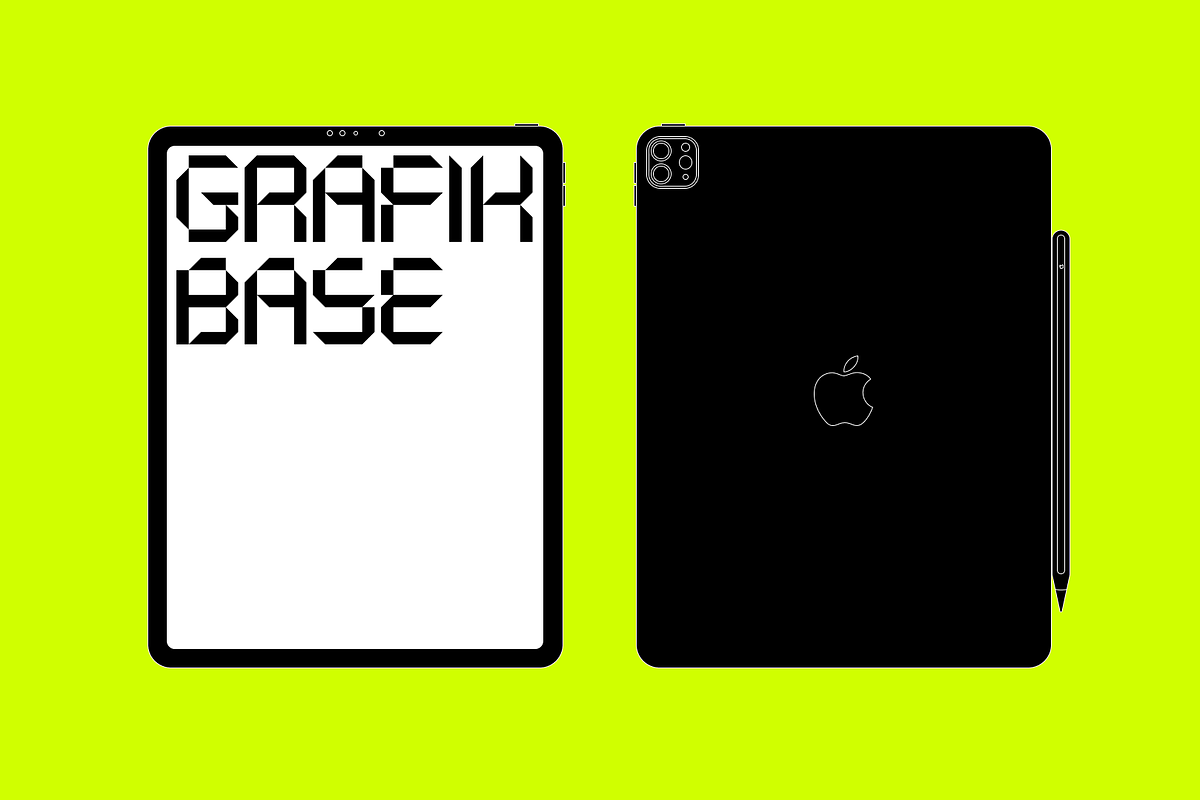 iPad Pro 2021 - Vector, an iPad Mockup by grafikbase (Photo 2 of 5)