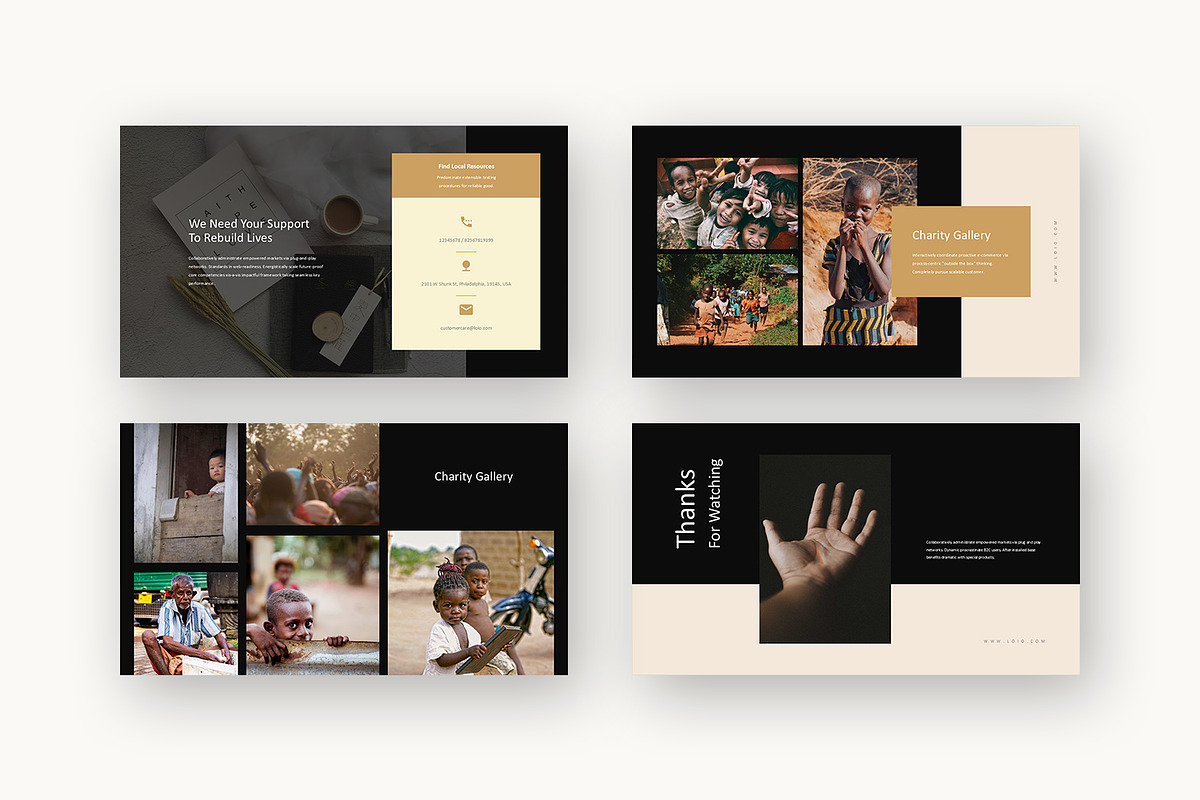 Loio : Nonprofit Event Google Slides, a Presentation Template by Punkl Camp (Photo 16 of 16)