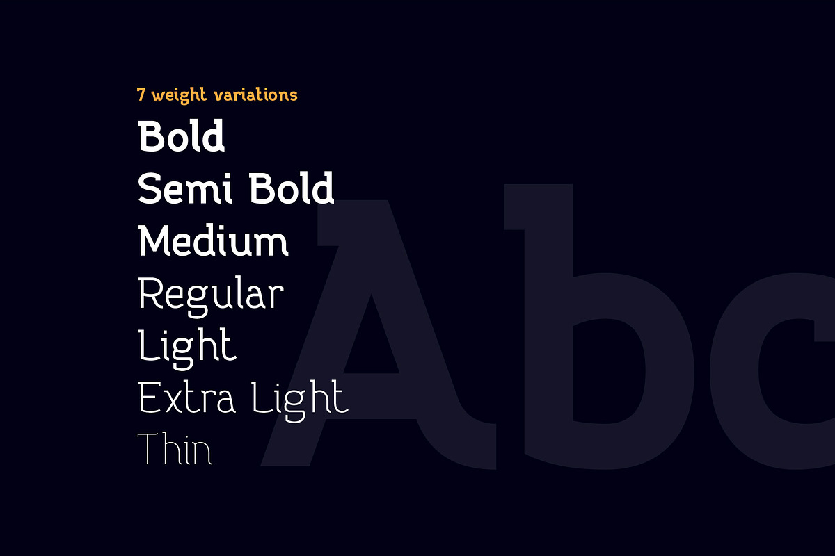 Practish font family preview 3