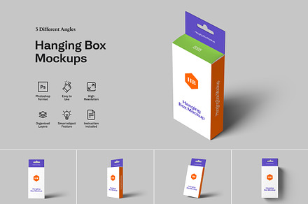 Hanging Box Mockups