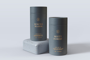 Tube Packaging Mockup