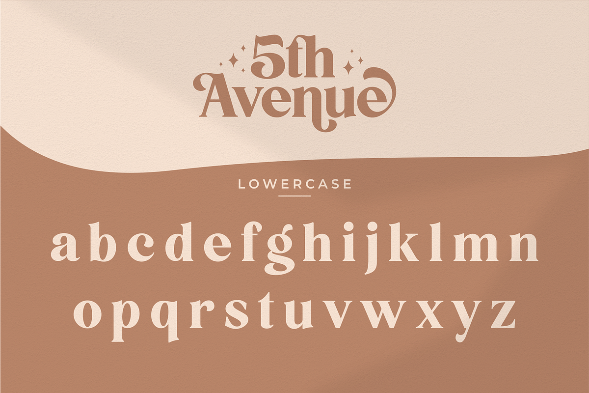 5th Avenue - Fancy Typeface, a Serif Font by 50Fox (Photo 33 of 38)