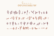 Crisp Leaves | Font with Doodles, a Font by KA Designs (Thumbnail 9 of 12)