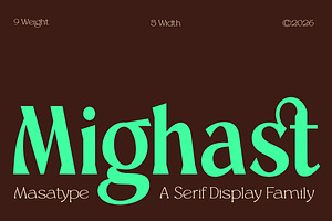 Mighast | 45 Fonts