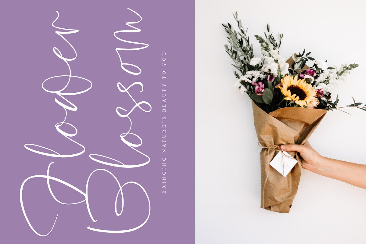 Flower Blossom, a Script Font by operatype.co (Photo 3 of 15)