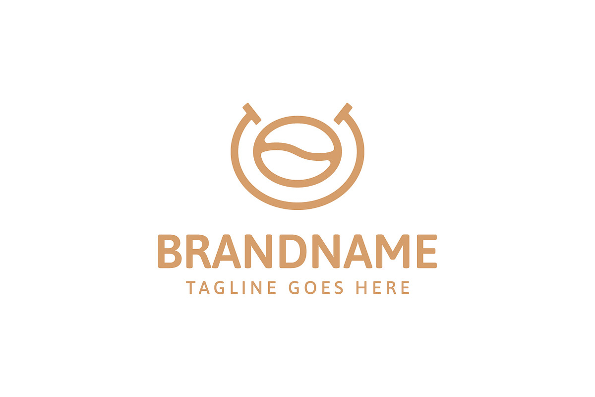 Letter U Smile Coffee Logo, a Branding & Logo Template by Pray Art Design Studio