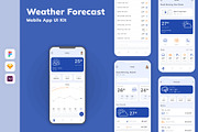 Weather Forecast Mobile App UI Kit, an UI Kit Template by uicube (Thumbnail 3 of 3)