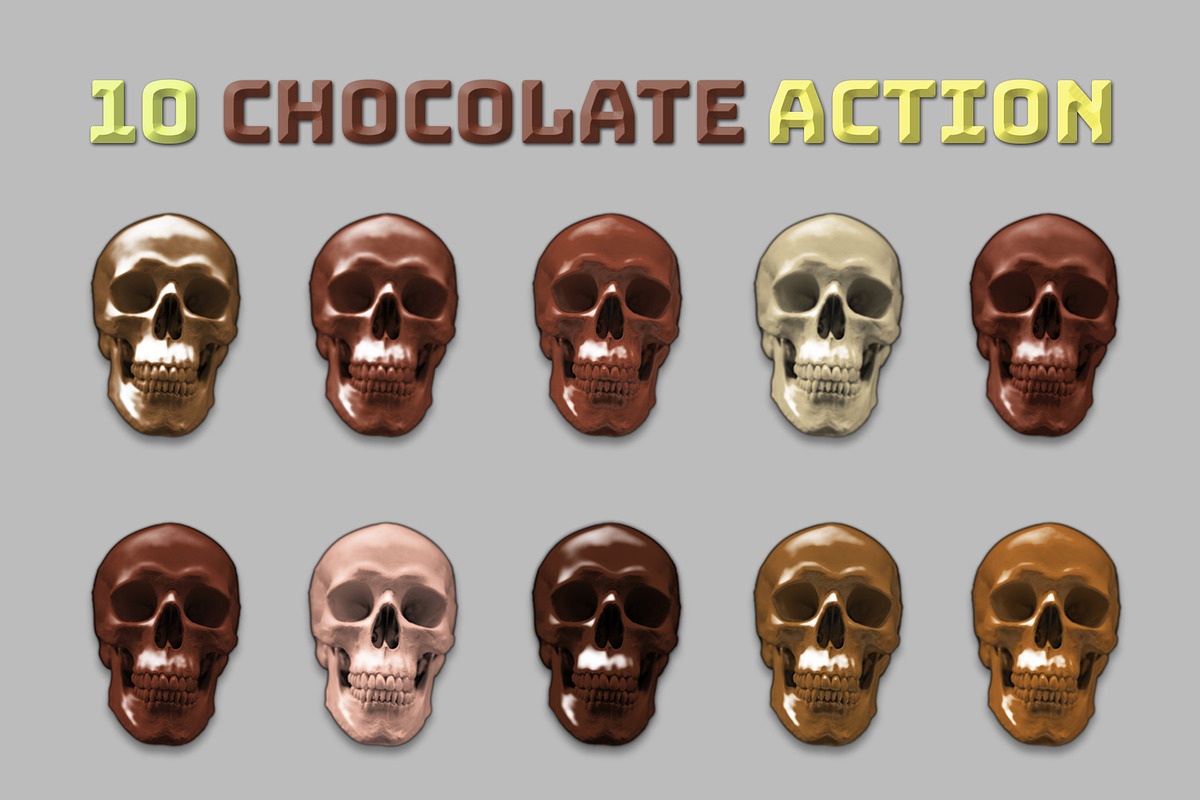 10 Chocolate Photoshop Actions, an Action Add-On by yantodesign (Photo 4 of 6)