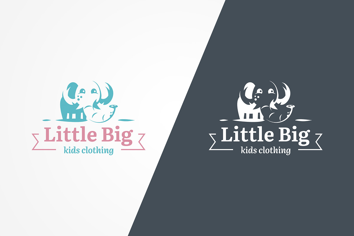 Baby Elephant Logo Template, a Branding & Logo Template by floringheorghe (Photo 2 of 3)