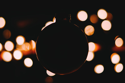 Christmas bauble stock picture