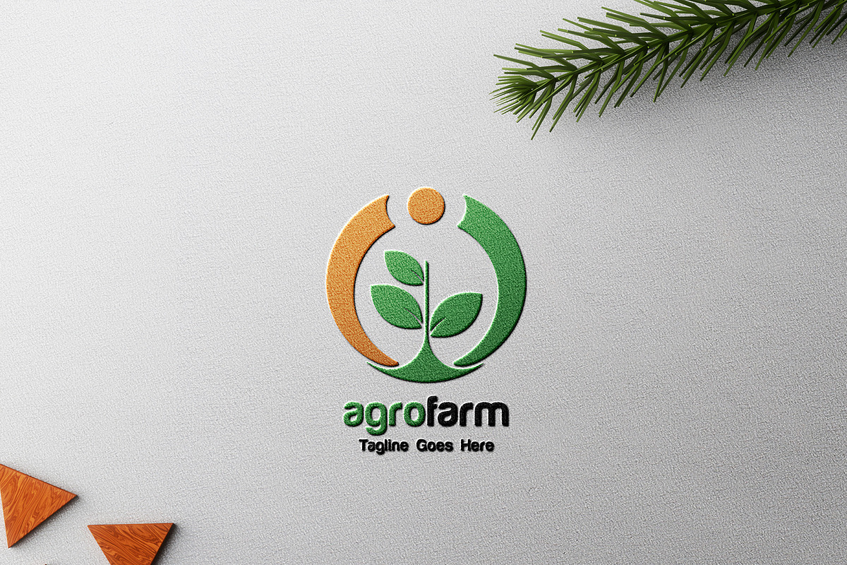 Organic Farm & Agriculture Logo, a Branding & Logo Template by YUDesignStore (Photo 8 of 8)