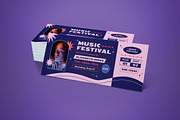 Ticket Music Festival, a Card Template by graphicook (Thumbnail 3 of 3)