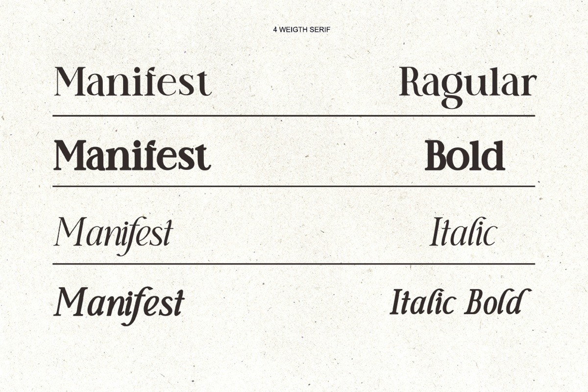 Manifest Font Serif, a Serif Font by AnayaStudio (Photo 7 of 9)