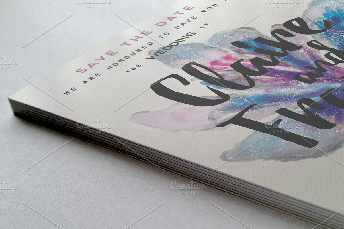Dreamy Watercolor Wedding Suite II, an Invitation Template by The Wedding Shop (Photo 6 of 10)