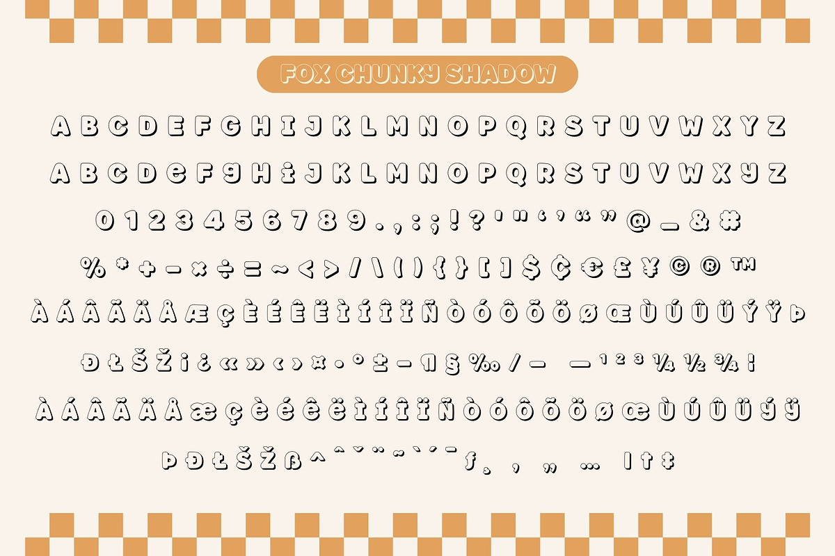 Fox Chunky : 4 Font Style, a Handwritten Font by Fox7 By Rattana (Photo 12 of 13)