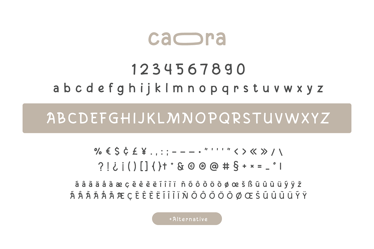 Caora Font, a Sans Serif Font by Phoenix Dungeon (Photo 9 of 9)