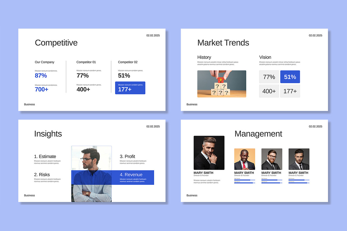 Business Plan Presentation Template, a Presentation Template by Mighty-Slide (Photo 4 of 6)