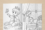 Magical Princess Coloring Book Vol29, a Person Illustration by ikarifq shop (Thumbnail 7 of 7)