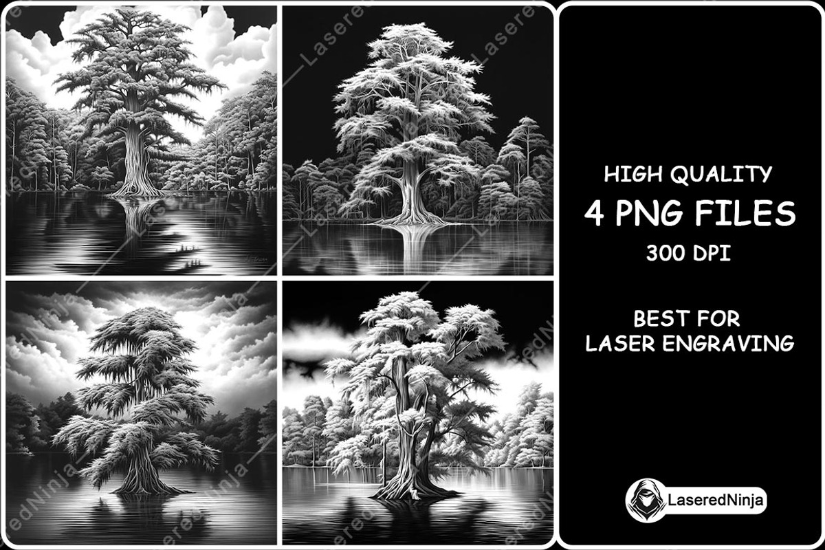 Bald Cypress Tree South Georgia Lake, a Background Graphic by LaseredNinja (Photo 1 of 7)