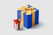 High Quality Gift Box Mockup, a Packaging Mockup by zpackcreative (Thumbnail 7 of 8)