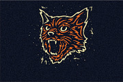 Head of Wild Beast - SVG,Vector,PNG, an Animal Illustration by Ben studio (Thumbnail 10 of 13)
