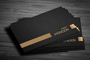 Golden Business Card, a Business Card Template by Helal Shop (Thumbnail 2 of 3)