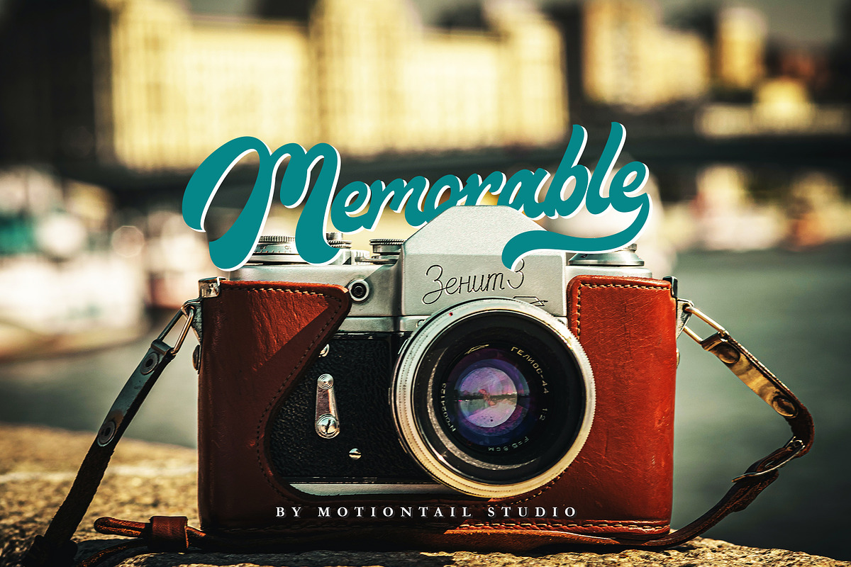 Maimoonde Vintage Font, a Script Font by Motiontail Studio (Photo 5 of 12)