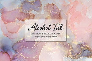 30 Alcohol Ink Abstract Backgrounds, a Texture Illustration by Artemisia_Art